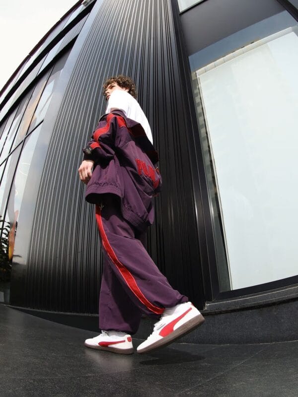 Palermo Lth Unisex Beige & White Sneakers