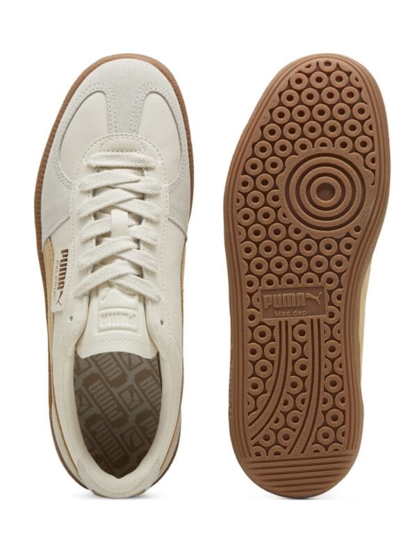 Palermo Lth Unisex Beige Sneakers