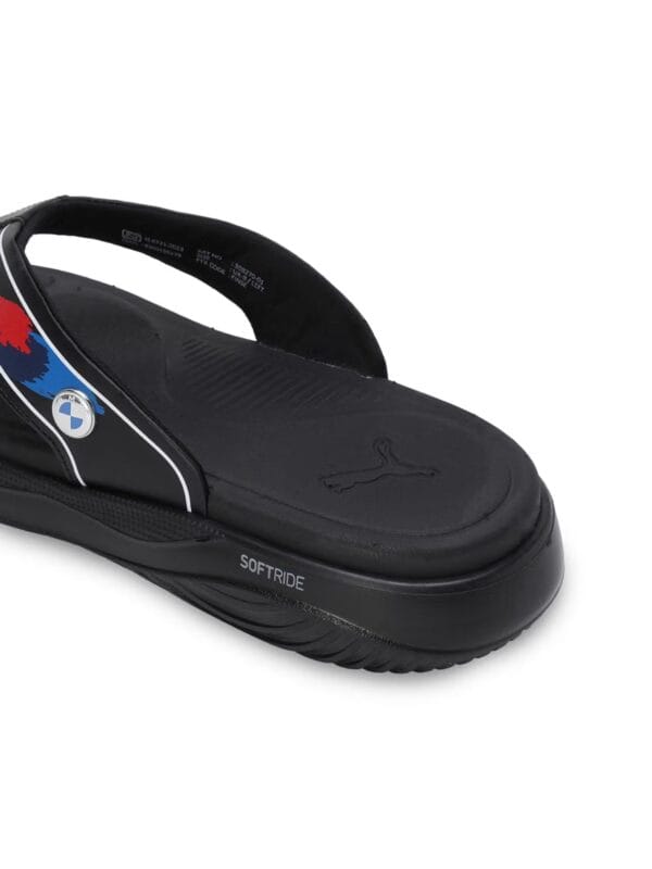 BMW MMS Softride Seave IN Mens Black Flip-Flop
