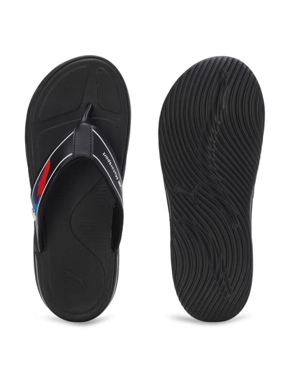 BMW MMS Softride Seave IN Mens Black Flip-Flop