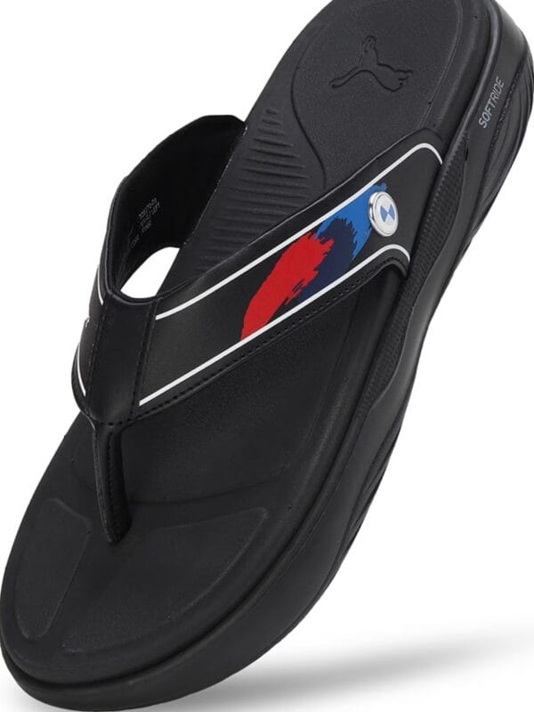 BMW MMS Softride Seave IN Mens Black Flip-Flop